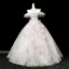 Elegante Weiß Applikationen Pailletten Quaste Ballkleider 2025 Ballkleid Bandeau Ärmellos Rückenfreies Lange Festliche Kleider