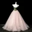 Edles Rosa Applikationen Pailletten Ballkleider 2025 Ballkleid Spaghettiträger Ärmellos Rückenfreies Lange Festliche Kleider