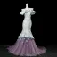 Charmant Sexy Vert Citron Perlage Paillettes En Dentelle Fleur Appliques Robe De Bal 2025 Trompette / Sirène De l'épaule Manches Courtes Dos Nu Train De Balayage