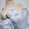 Mode Bleu Ciel Robe De Bal 2023 Robe Boule De l'épaule Manches Courtes Dos Nu Train De Balayage Promo Robe De Ceremonie