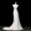 Sexy Ivory / Creme Perlenstickerei Pailletten Perle Quaste Gespaltete Front Abendkleider 2025 Meerjungfrau Bandeau Ärmellos Rückenfreies Sweep / Pinsel Zug Festliche Kleider