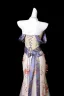 Flower Fairy Champagne Butterfly Appliques Beading Sequins Lace Flower Split Front Prom Dresses 2025 Trumpet / Mermaid Strapless Sleeveless Backless Floor-Length / Long