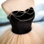 Charmant Champagner Strass Fallende Rüsche Ballkleider 2023 Ballkleid Ärmellos Bandeau Rückenfreies Lange Festliche Kleider