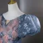 Flower Fairy Ocean Blue Beading Appliques Sequins Prom Dresses 2025 Ball Gown Scoop Neck Puffy Short Sleeve Backless Floor-Length / Long Formal Dresses