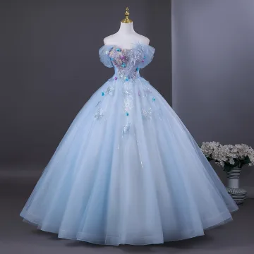 Elegante Hemelsblauw Kralen Appliques Pailletten Galajurken 2026 Baljurk Uit De Schouder Korte Mouwen Ruglooze Lange Gelegenheid Jurken