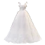 Chic / Beautiful White Butterfly Appliques Prom Dresses 2023 Ball Gown Spaghetti Straps Sleeveless Backless Floor-Length / Long Prom Formal Dresses