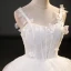 Chic / Beautiful White Butterfly Appliques Prom Dresses 2023 Ball Gown Spaghetti Straps Sleeveless Backless Floor-Length / Long Prom Formal Dresses