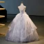 Mode Grau Glanz Fallende Rüsche Blumen Ballkleider 2023 Ballkleid Ärmellos Bandeau Rückenfreies Lange Ball Festliche Kleider