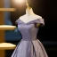 Chic / Belle Dégradé De Couleur Lavande Glitter Paillettes Robe De Bal 2023 Princesse De l'épaule Sans Manches Longue Robe De Ceremonie