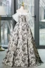 Elegante Schwarz Drucken Weiß Ballkleider 2023 Ballkleid Off Shoulder Kurze Ärmel Rückenfreies Lange Ball Festliche Kleider