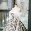 Elegante Schwarz Drucken Weiß Ballkleider 2023 Ballkleid Off Shoulder Kurze Ärmel Rückenfreies Lange Ball Festliche Kleider