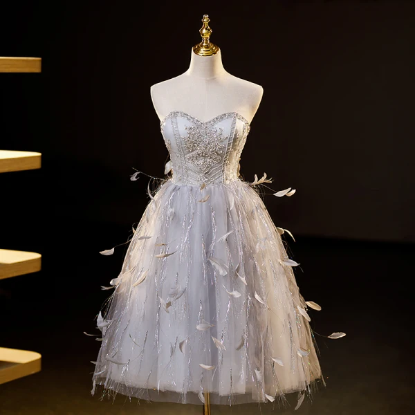 silver tea length formal dresses Plus Lucy Formal High Slit Dress main image 0