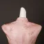 Chinese style Candy Pink Printing Tea-length Prom Cheongsam 2025 Trumpet / Mermaid High Neck Sleeveless