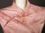 Chinese style Candy Pink Printing Tea-length Prom Cheongsam 2025 Trumpet / Mermaid High Neck Sleeveless