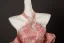 Charming Chinese style Candy Pink Beading Pearl Rhinestone Split Front Tea-length Prom Cheongsam / Qipao 2025 Trumpet / Mermaid Halter Sleeveless Backless