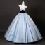 Elegant Himmelen Blå Sommerfugl Appliques Beading Ballkjoler 2025 Ballkjole Kjæreste Uten Ermer Ryggløse Lange Formelle Kjoler