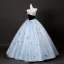 Elegant Himmelen Blå Sommerfugl Appliques Beading Ballkjoler 2025 Ballkjole Kjæreste Uten Ermer Ryggløse Lange Formelle Kjoler