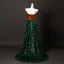 Sparkly Mørk Grønn Beading Paljetter Appliques Selskapskjoler 2025 Trompet / Havfrue Kjæreste Uten Ermer Ryggløse Feie Tog Aften Formelle Kjoler