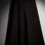 Chic / Beautiful Black Pearl Tassel Satin Prom Dresses 2023 A-Line / Princess One-Shoulder Bow Short Sleeve Backless Floor-Length / Long Formal Dresses