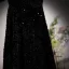 Sexy Schwarz Star Pailletten Ballkleider 2023 A Linie Spaghettiträger Schleife Geschwollenes Kurze Ärmel Rückenfreies Lange Festliche Kleider