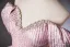 Elegant Blushing Pink Floor-Length / Long Prom Dresses 2024 Ball Gown Off-The-Shoulder Short Sleeve Backless Prom Formal Dresses