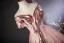 Fashion Blushing Pink Glitter Sequins Prom Dresses 2024 Ball Gown Off-The-Shoulder Short Sleeve Backless Floor-Length / Long Prom Formal Dresses