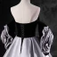 Elegant Black Prom Dresses 2023 Ball Gown Strapless Short Sleeve Backless Floor-Length / Long Prom Formal Dresses