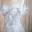Glitzernden Himmelblau Applikationen Pailletten Ballkleider 2024 A Linie Bandeau Ärmellos Rückenfreies Sweep / Pinsel Zug Ball Festliche Kleider
