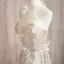 Sparkly Champagne Beading Appliques Prom Dresses 2024 A-Line / Princess Halter Sleeveless Backless Floor-Length / Long Prom Formal Dresses