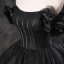 Elegant Black Glitter Prom Dresses 2023 Ball Gown Off-The-Shoulder Puffy Short Sleeve Backless Floor-Length / Long Prom Formal Dresses
