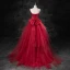 Charmant Bordeaux Satin Robe De Soirée 2023 Trompette / Sirène Bustier Sans Manches Dos Nu Noeud Train De Balayage Soirée Robe De Ceremonie