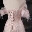 Charmant Rougissant Rose Perlage Paillettes Gland Robe De Bal 2023 Princesse Bustier Sans Manches Dos Nu Longue Promo Robe De Ceremonie
