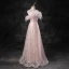 Charmant Rougissant Rose Perlage Paillettes Gland Robe De Bal 2023 Princesse Bustier Sans Manches Dos Nu Longue Promo Robe De Ceremonie