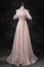Charmant Rougissant Rose Perlage Paillettes Gland Robe De Bal 2023 Princesse Bustier Sans Manches Dos Nu Longue Promo Robe De Ceremonie