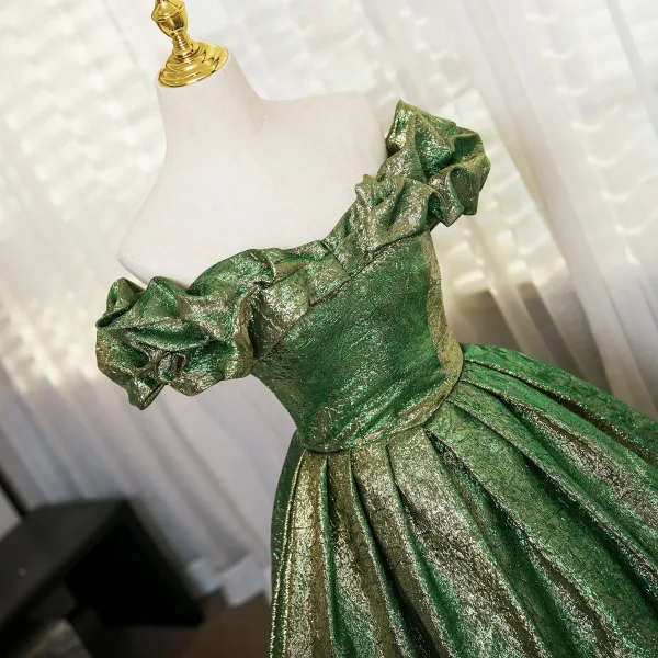 green bling dress Stylish Green Satin Sparkly Rhinestone Sweetheart Cocktail Dress main image 1