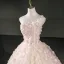 Flower Fairy Blushing Pink Pearl Appliques Prom Dresses 2026 Spaghetti Straps Sleeveless Backless Floor-Length / Long Formal Dresses