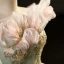 Flower Fairy Sage Green Beading Lace Flower Appliques Sequins Prom Dresses 2023 Ball Gown Off-The-Shoulder Sleeveless Backless Floor-Length / Long Prom Formal Dresses