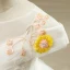 Chic / Beautiful Church Wedding Party Dresses 2017 Flower Girl Dresses White A-Line / Princess Floor-Length / Long Cascading Ruffles Scoop Neck Short Sleeve Embroidered Flower Beading