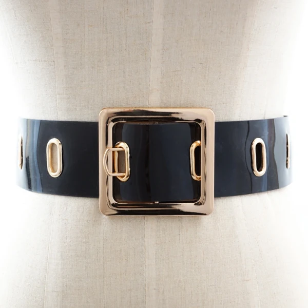 Modern / Fashion Black Evening Party Belt 2020 Metal See-through Buckle Outdoor / Garden Prom Accessories