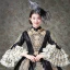 Vintage / Retro Medieval Black Ball Gown Prom Dresses 2021 High Neck Long Sleeve Zipper Up Floor-Length / Long 3D Lace Embroidered Flower Appliques Cosplay Prom Formal Dresses