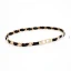 Moderne / Mode Noire de retour Ceinture 2020 Métal Rayé Boucle Cocktail Soirée Accessorize