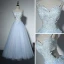 Sexy Evening Party Formal Dresses 2017 Evening Dresses  Sky Blue A-Line / Princess Floor-Length / Long Backless Spaghetti Straps Sleeveless Appliques Flower Sequins Beading