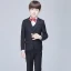 Modest / Simple Black Long Sleeve Boys Wedding Suits 2017