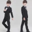 Simple Blanche Manches Longues Boys Wedding Suits 2017