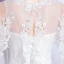 Chic / Belle Église Robe De Mariée 2017 En Dentelle Appliques Dos Nu Encolure Dégagée Sans Manches Chapel Train Blanche Princesse