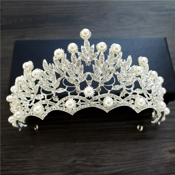 Bijoux Mariage 2017 Argenté Cristal Métal Tiare Chic / Belle