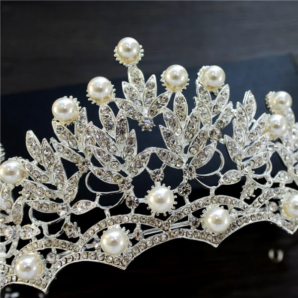 Bijoux Mariage 2017 Argenté Cristal Métal Tiare Chic / Belle