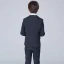 Modest / Simple Black Checked Long Sleeve Boys Wedding Suits 2017