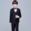 Modern / Fashion Black Long Sleeve Boys Wedding Suits 2017