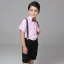 Modern / Fashion Candy Pink Short Sleeve Boys Wedding Suits 2017